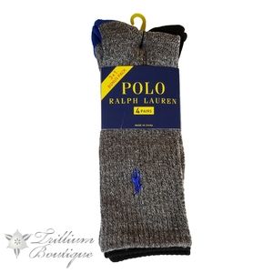 Polo Ralph Lauren Men's Socks 4 Pairs NWT
